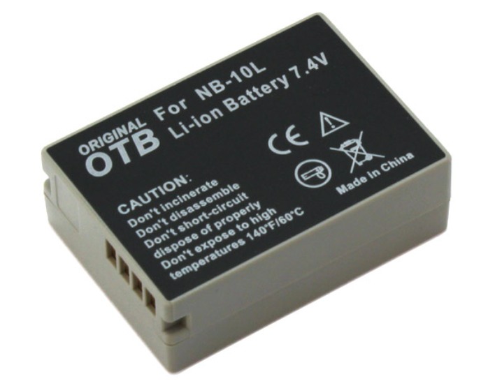 Batteria OTB per CANON NB-10L NB10L Powershot G1 X G15 SX40 SX50